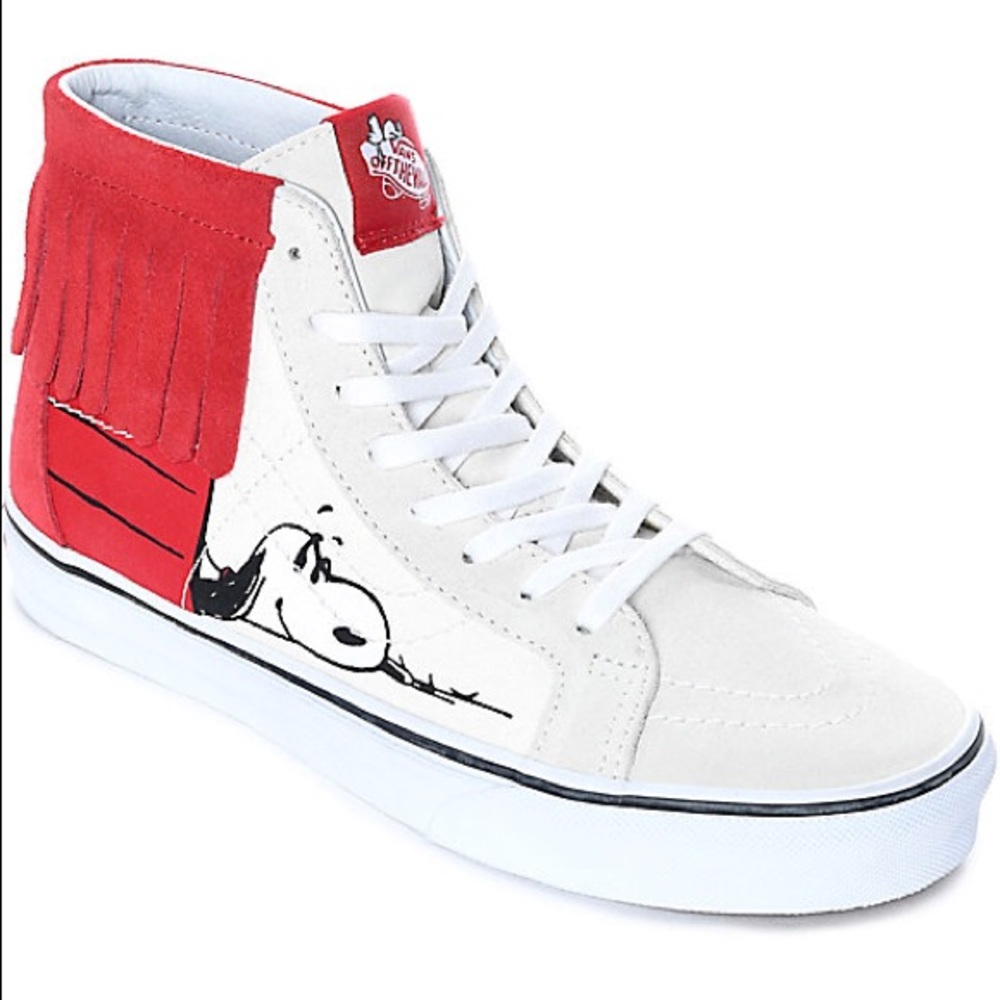 NIB Vans Snoopy House Sk8 hi size 7.5